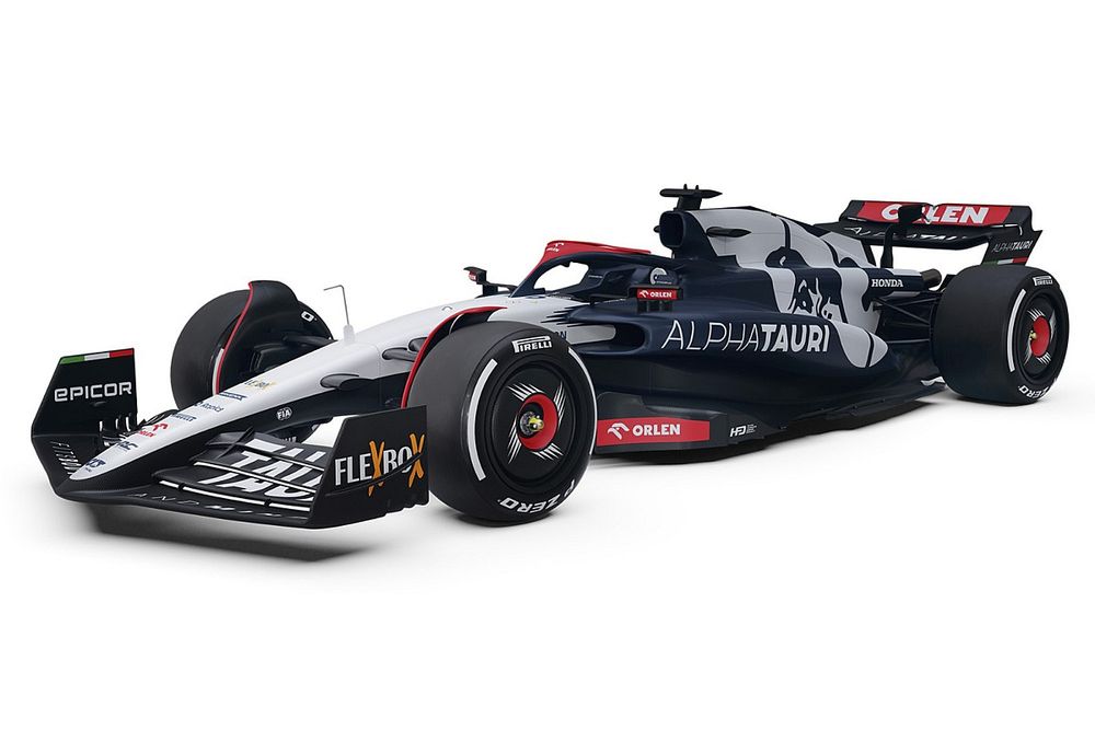 AlphaTauri toont nieuwe F1livery van Nyck de Vries en Yuki Tsunoda