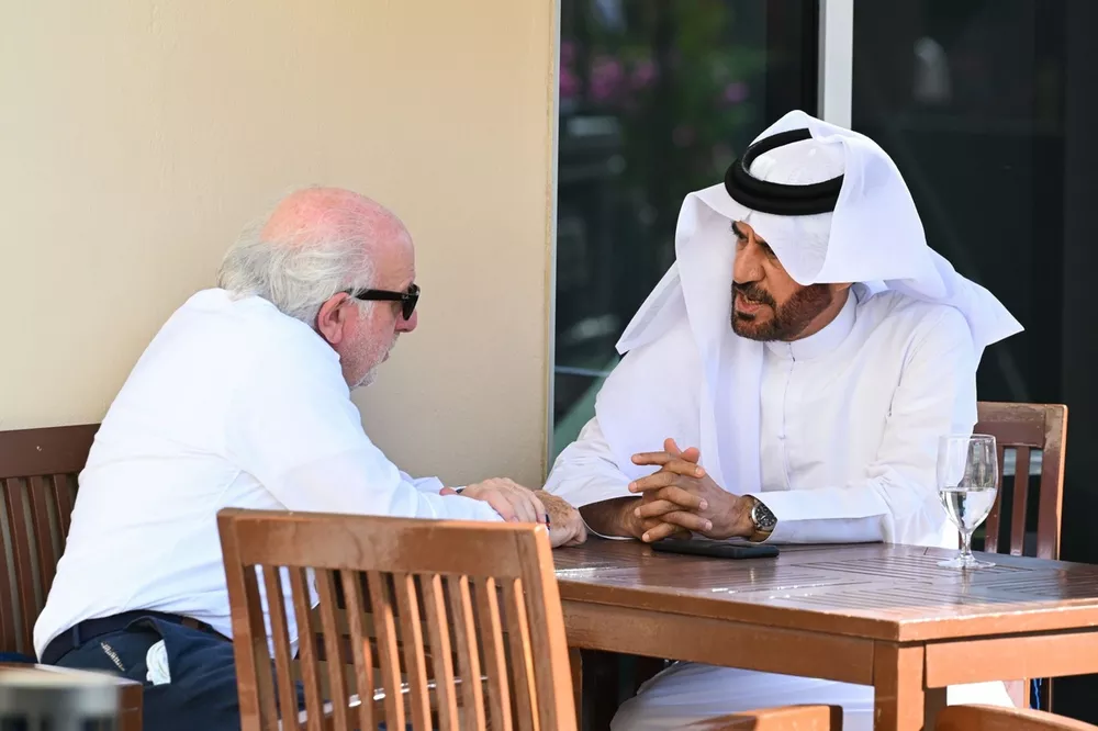 David Richards and Mohammed Ben Sulayem, President, FIA