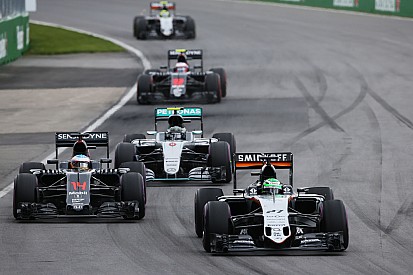 Force India drivers stymied by colder conditions in Canada