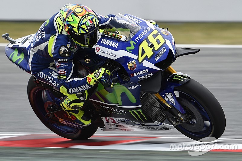 Catalunya Motogp Rossi Leads Marquez In Morning Warm Up