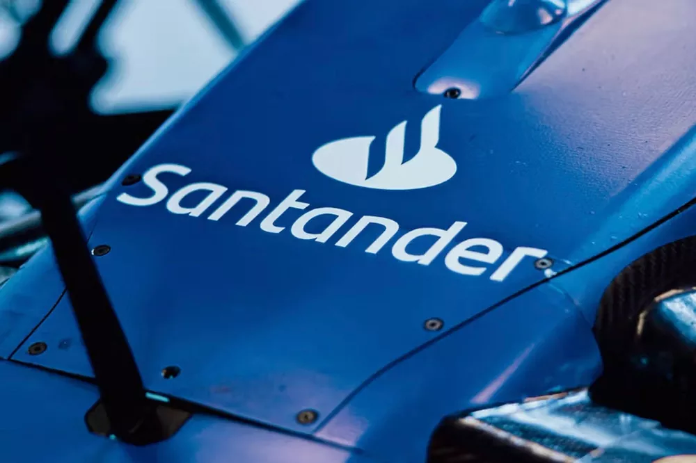Santander logo Williams