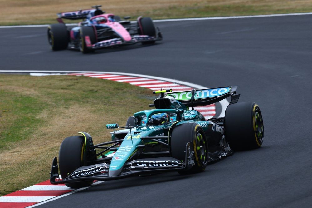 Fernando Alonso, Aston Martin Racing, Pierre Gasly, Alpine