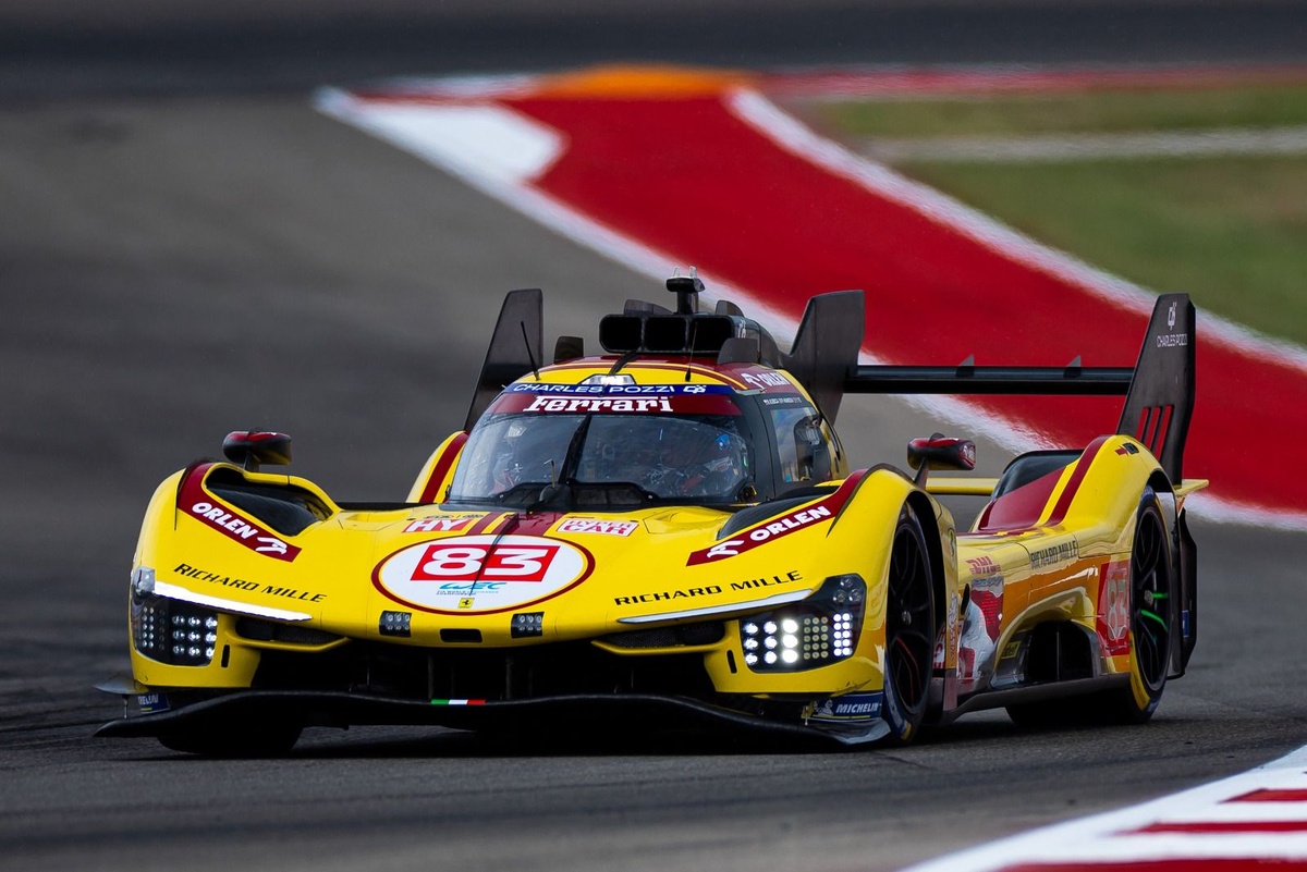 Robert Kubica makes it a Ferrari 1-2 with pole position in WEC COTA qualifying