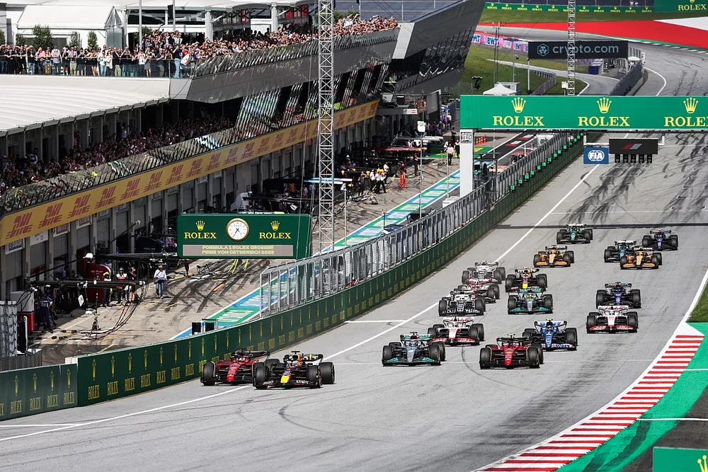 Le départ de la course sprint
