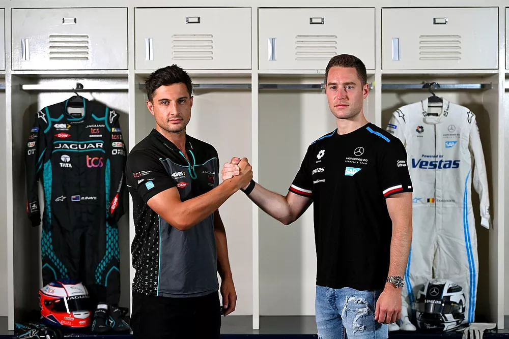 Mitch Evans, Jaguar Racing, Stoffel Vandoorne, Mercedes-Benz EQ