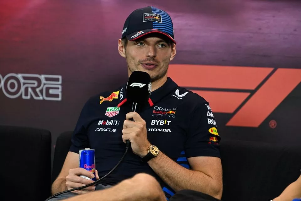 Max Verstappen, Red Bull Racing in the Press Conference