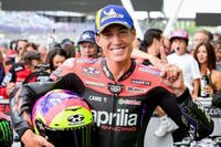 MotoGP British GP: Aprilia&rsquo;s Espargaro stuns Ducatis to take pole