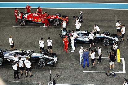 Video: Die Startaufstellung zum Finale der Formel 1 2018