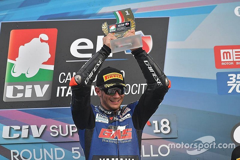 Dopo il tris di Valtulini, in gara 2 al Mugello arriva la prima vittoria di Gabellini