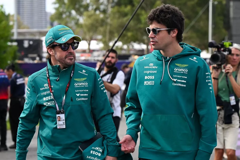 Lance Stroll, Aston Martin Racing, Fernando Alonso, Aston Martin Racing