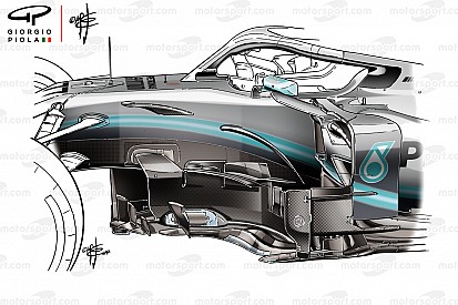 Piola on test two's eye-catching aero developments