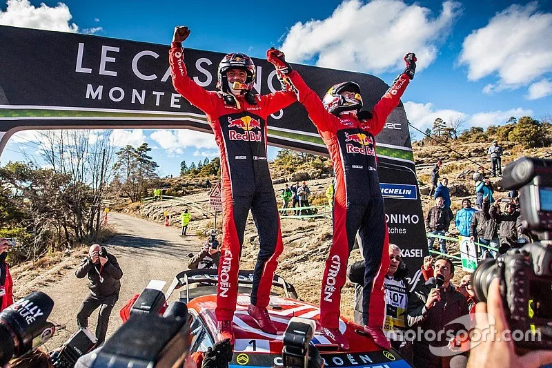 Los ganadores: Sébastien Ogier, Julien Ingrassia, Citroën World Rally Team Citroen C3 WRC
