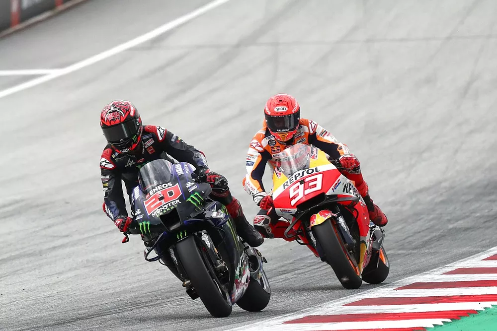Fabio Quartararo, Yamaha Factory Racing Marc Marquez, Repsol Honda Team