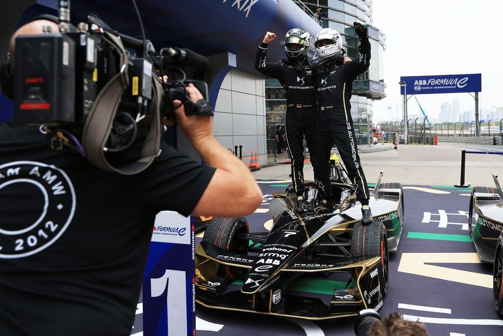 Race winner Maximilian Guenther, DS Penske, Jean-Eric Vergne, DS Penske