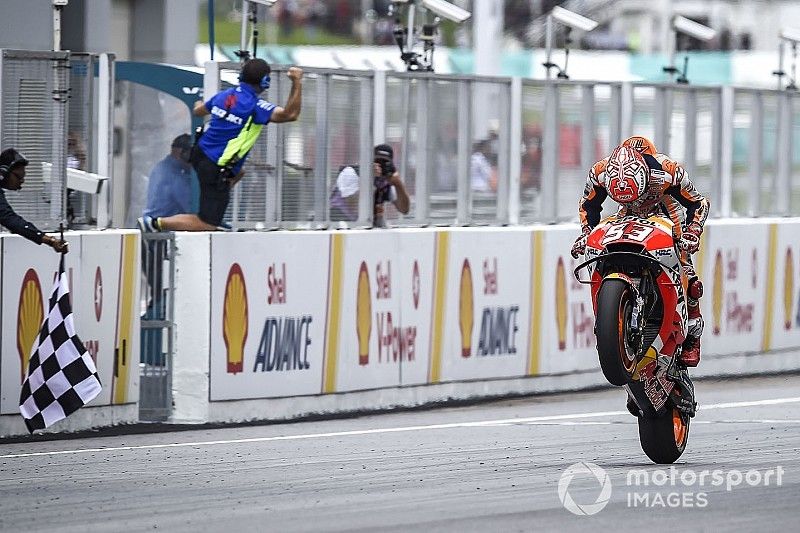 Marc Marquez, Repsol Honda Team, wins