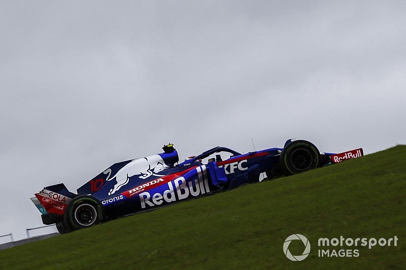 F1アメリカFP2速報:ウエット路面でガスリーが2番手! ハミルトン最速