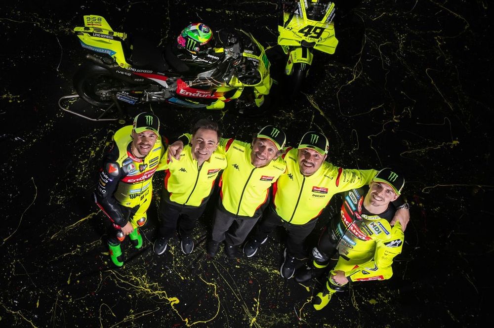 Franco Morbidelli, Fabio di Giannantonio, Valentino Rossi, Pablo Nieto and Alessio Salucci , VR46
