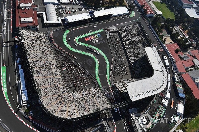 Vista desde el aire de la pista