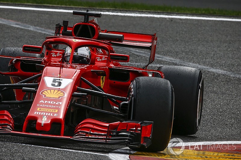ベルギーFP3:ベッテル首位、フェラーリ1-2。終盤に混乱、ガスリー15番手