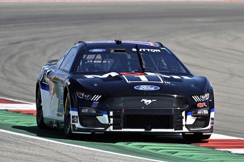 Jenson Button, Rick Ware Racing, Mobil 1 Ford Mustang...