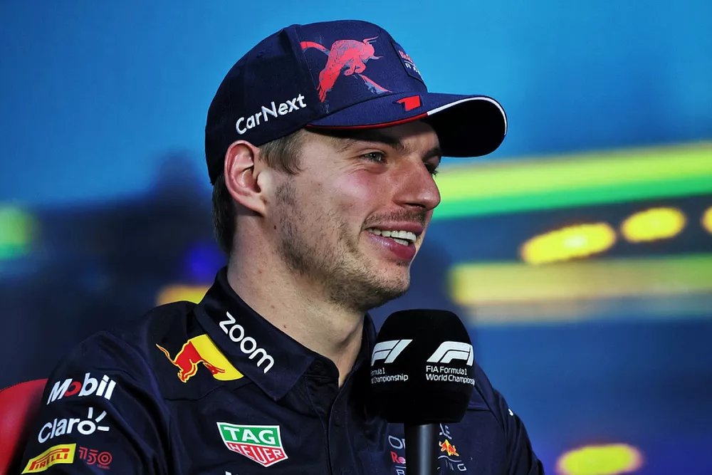 Max Verstappen, Red Bull Racing at Press Conference 