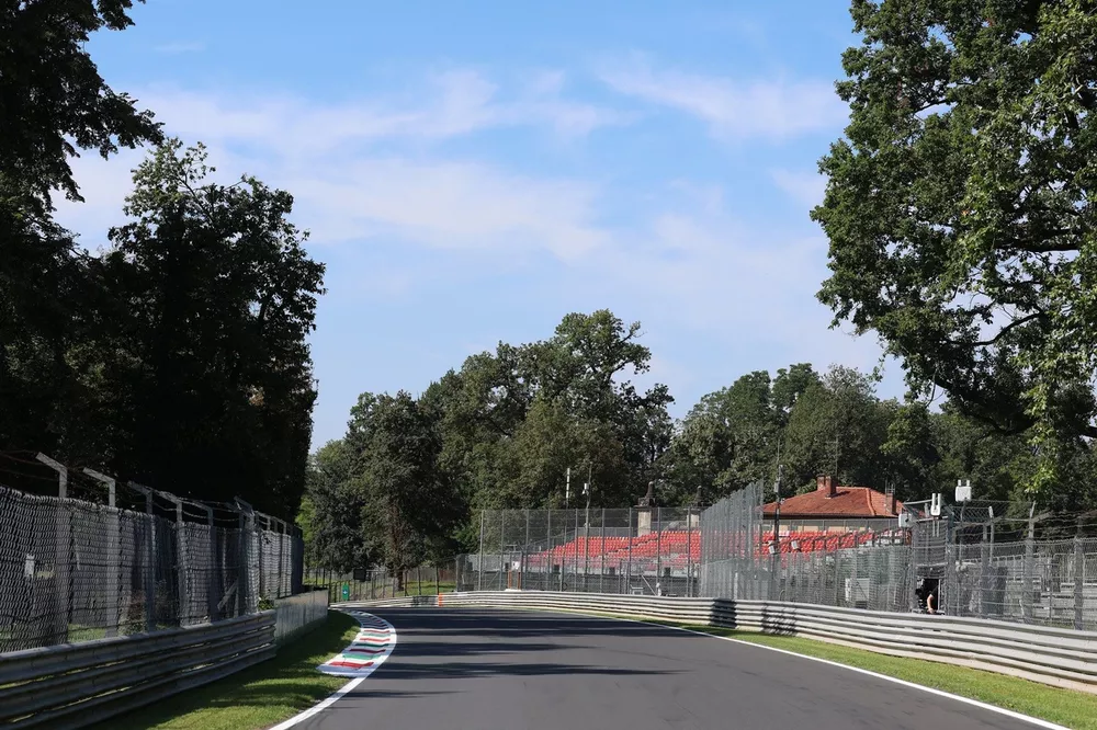 A general view of the track