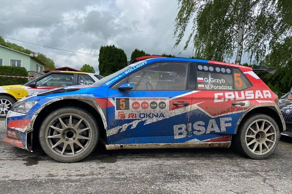 Grzegorz Grzyb, Michał Poradzisz, Skoda Fabia Rally2 evo