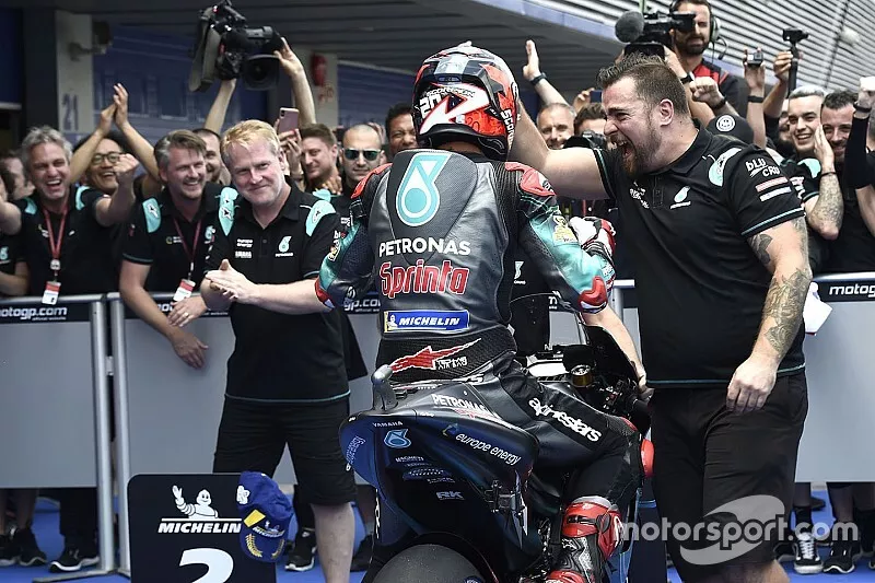 Le poleman Fabio Quartararo, Petronas Yamaha SRT
