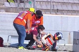 Pol Espargaró sufrió una dura caída y tuvo que acudir al hospital
