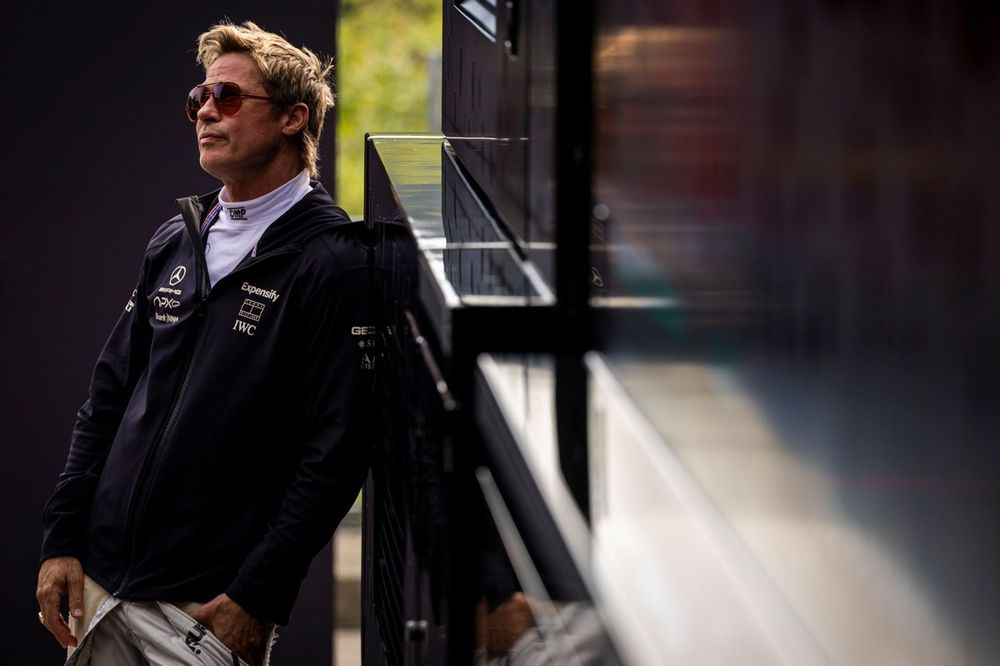 Brad Pitt, en el paddock