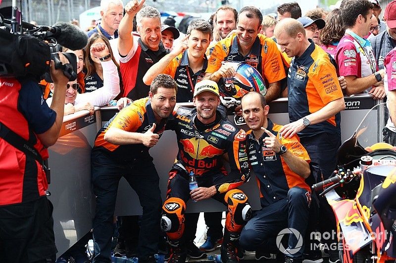 Ganador Brad Binder, KTM Ajo