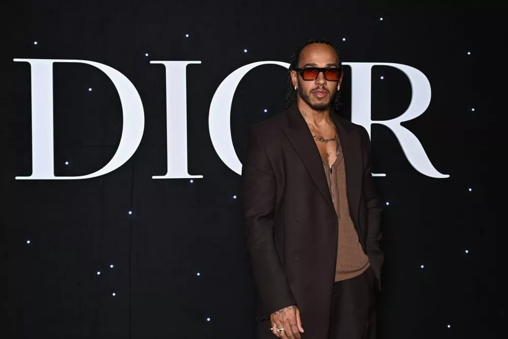 Lewis Hamilton Dior Homme