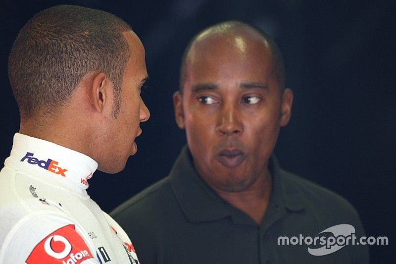 Lewis Hamilton, McLaren Mercedes y Anthony Hamilton, padre de Lewis Hamilton