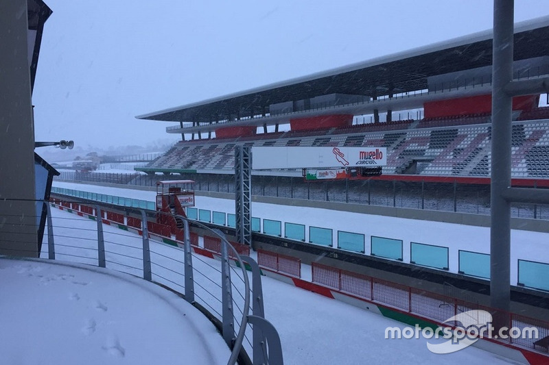 Autódromo del Mugello nevado