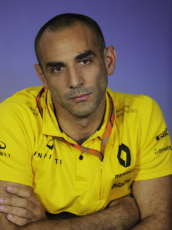 Cyril Abiteboul, directeur général Renault Sport F1 Team, lors de la conférence de presse