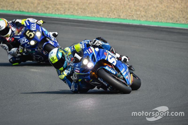 #1 Suzuki Endurance Racing Team, Suzuki GSXR-1000: Vincent Philippe, Alex Cudlin, Etienne Masson