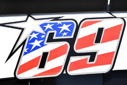 Nicky Hayden decal on the car of Kasey Kahne, Hendrick Motorsports Chevrolet