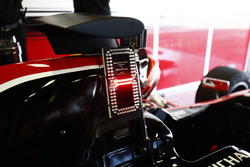 Système d'affichage du nombre d'utilisations du DRS disponibles sur la voiture de Jack Aitken, ART Grand Prix