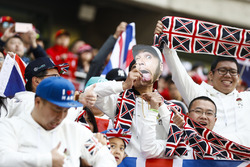 Support for Lewis Hamilton, Mercedes AMG F1