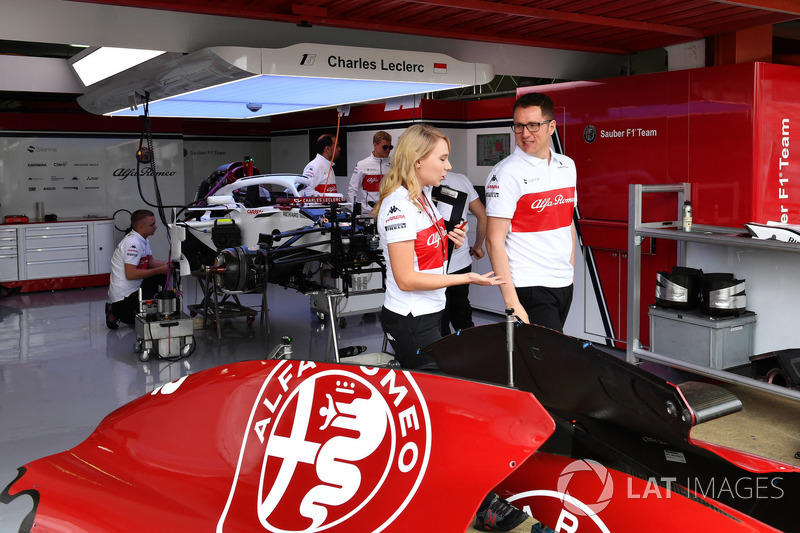 Ruth Buscombe, ingegnere della strategia Sauber