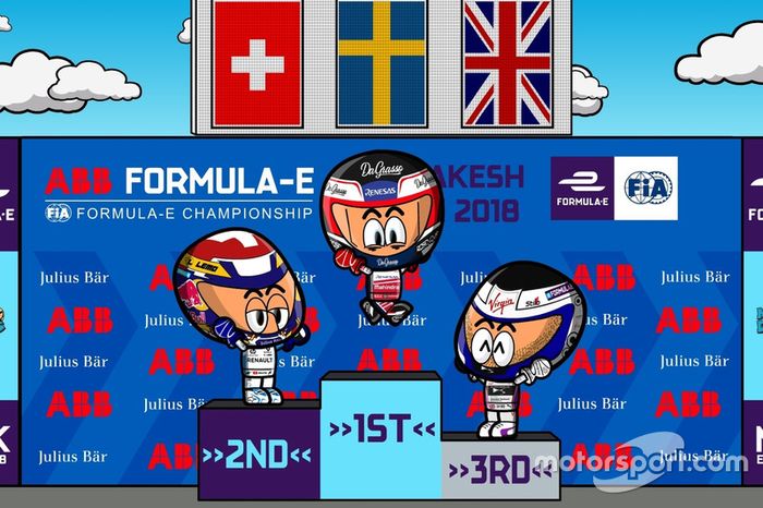 La carrera del ePrix de Marrakech 2017/2018 de Fórmula E, por 'MinEDrivers'