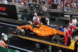 Stoffel Vandoorne, McLaren MCL33 yarış dışı