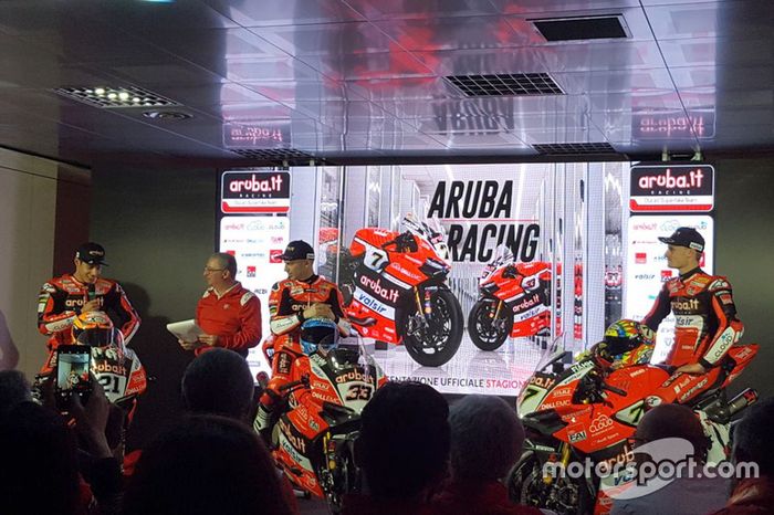 Michael Ruben Rinaldi, Marco Melandri, Chaz Davies, Ducati Team
