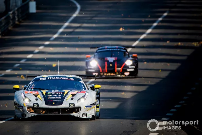 #72 Hub Auto Racing Ferrari 488 GTE Evo: Morris Chen, Tom Blomqvist, Marcos Gomes
