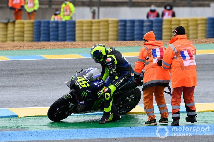 Caída de Valentino Rossi, Yamaha Factory Racing