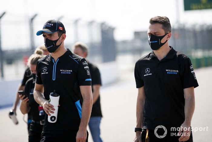 Nicholas Latifi, Williams Racing, recorre la pista