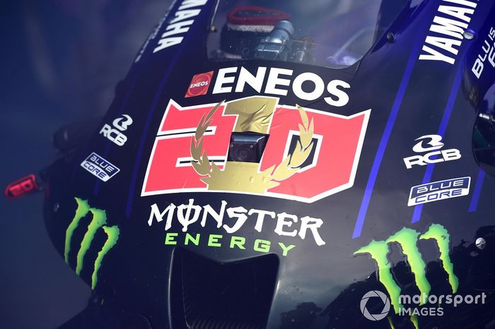 Moto del campeón del mundo Fabio Quartararo, Yamaha Factory Racing 