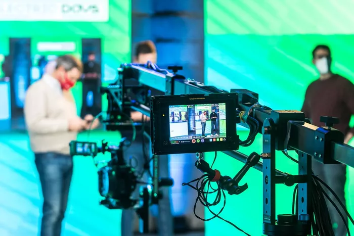 Backstage of the first Electric Days Digital event in the United States.