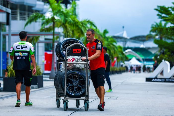 Paddock atmosphere