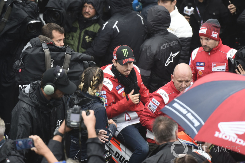 Хорхе Лоренсо, Ducati Team, після засідання Комісії з безпеки